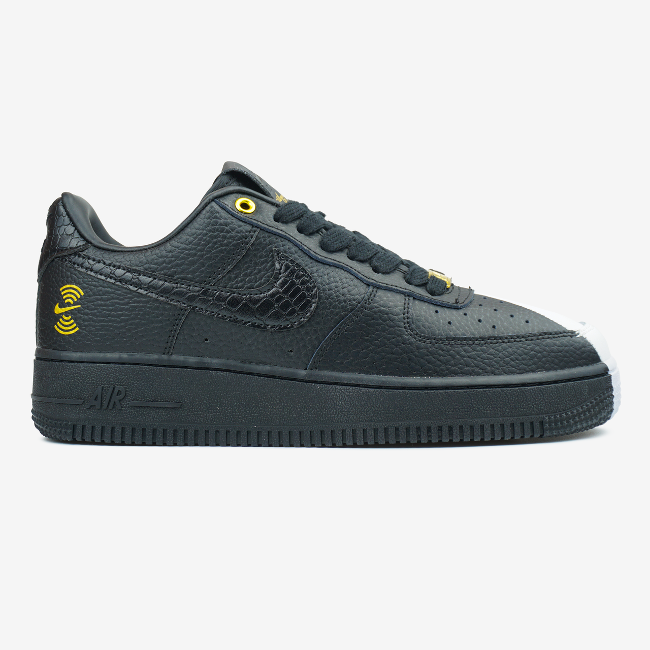 Чоловічі Кросівки Nike Air Force 1 Anniversary Edition Black White / Найк Аір Форс 1 Аніверсарі