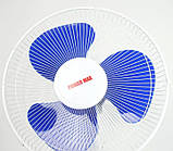 Побутовий вентилятор FS40-5 з осевим механізмом підлоговий, Синій, фото 5