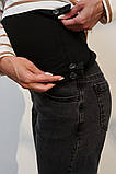 Mom джинси для вагітних Ivonne Essential Fit чорно-сірі, фото 6