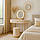 Туалетний столик AliWoods LUXURO DRESSER BEIGE Glamour 76 x 100 x 40см + Табурет у комплекті, фото 5
