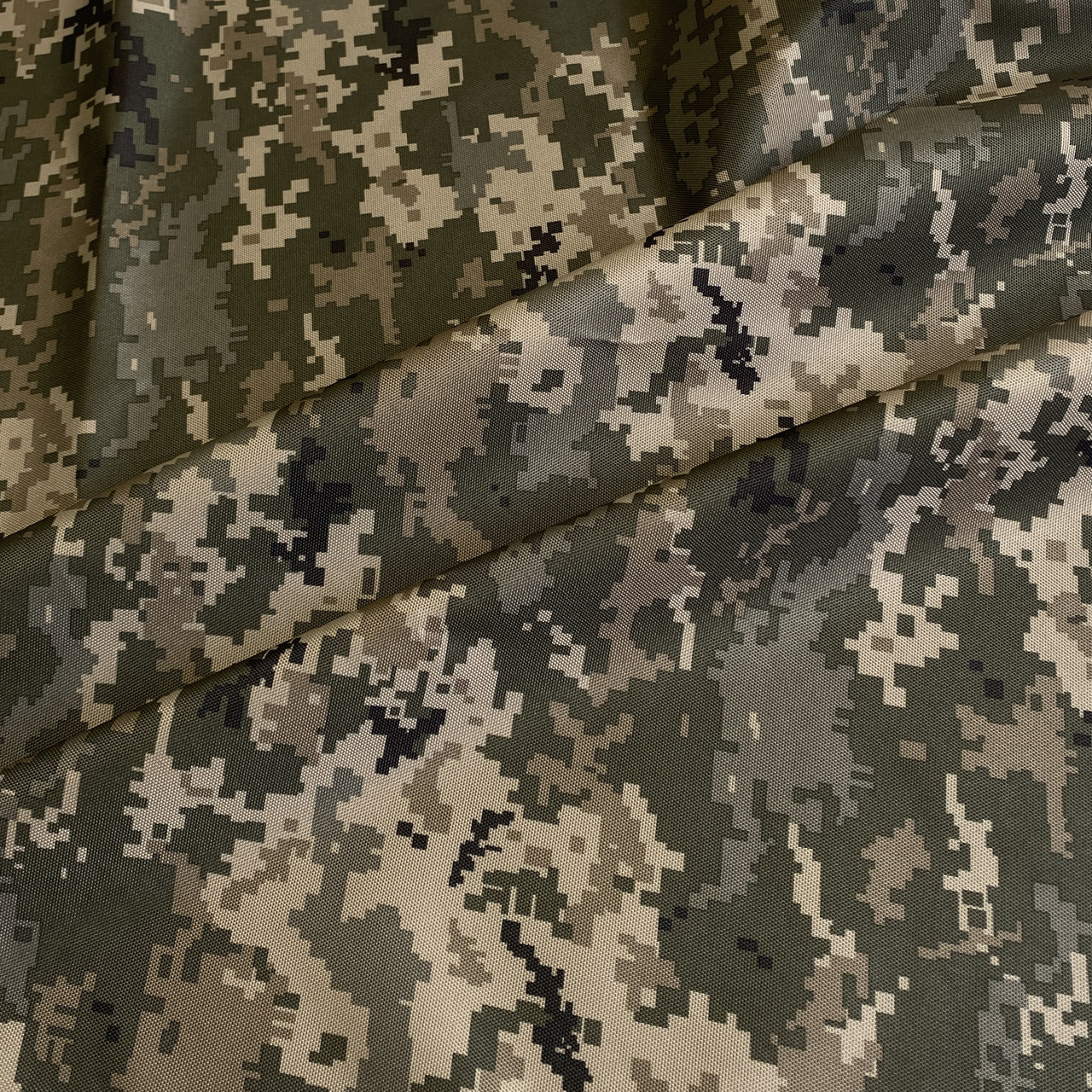 Тканина Оксфорд ПУ укр піксель 600 D РОЗПРОДАЖ PU 220 г/м2