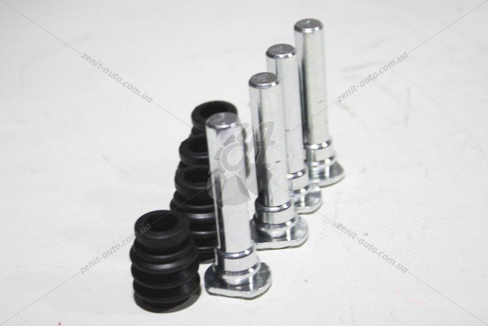 Ремкомплект супорта Lanos, Sens, Lacetti (2 колеса) (4 направл. + 4 пильовики) (+0.50)(vin13157) (Метиз-Авто), фото 1