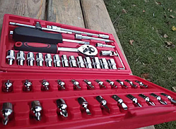 Комплексний набір інструментів для ремонту інструментів 46 предметів якісний 46 предметів 1/4