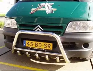 Кенгурятник WT003 (нерж) Fiat Ducato 1995-2006