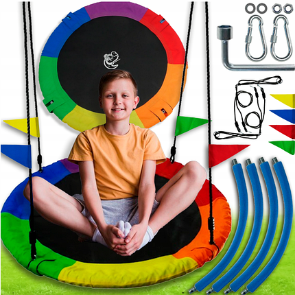 Дитяча гойдалка гніздо 95см Neo-Sport, фото 1