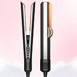 Фен випрямляч для вологого та сухого волосся Утюжок з дисплеєм та регулюванням температури повітря, фото 7
