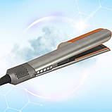 Фен випрямляч для вологого та сухого волосся Утюжок з дисплеєм та регулюванням температури повітря, фото 5