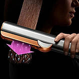 Фен випрямляч для вологого та сухого волосся Утюжок з дисплеєм та регулюванням температури повітря, фото 6