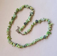 Буси жадеїт самородки 6х4 мм 46 см