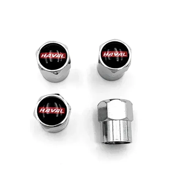 Ковпачки на ніпель хромовані з логотипом Haval
