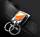 Брелок для ключів на ремінь Honest Elegant Silver. Ключниця на ремінь металева, фото 3