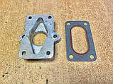 Перехідник карбюратора з 1 камерного на 2-х камерний УАЗ (з прокладкою), фото 2