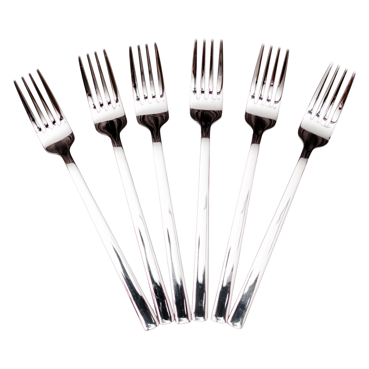 Набір десертних виделок 6 предметів виделки для десерту 16 (см) Срібло Lugi, фото 1