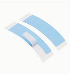 Скотч стрічка двостороння для фіксації перуки і накладних пасм дугою невидима набір 100 шт, фото 7