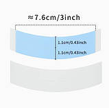 Скотч стрічка двостороння для фіксації перуки і накладних пасм дугою невидима набір 100 шт, фото 9