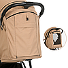 Коляска прогулянкова дитяча Bambi M 4249-2 Beige Matt Бежева, фото 6