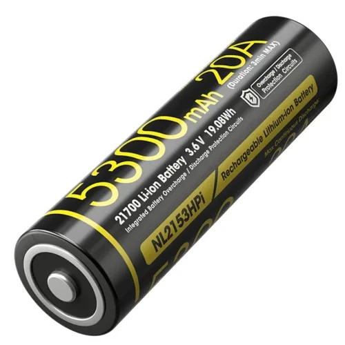 Акумулятор 21700 Nitecore NL2153HPI 3.6V Li-Ion 5300mAh захищений, фото 1