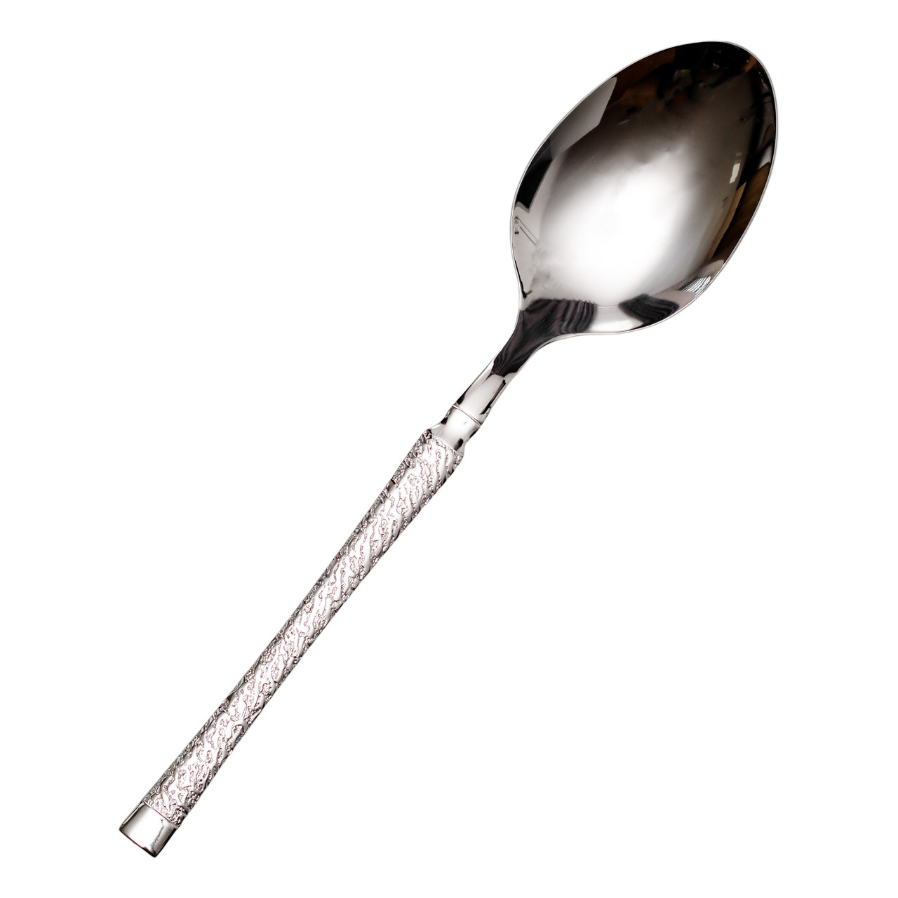 Ложка сервірувальна з нержавіючої сталі велика ложка нержавійка 27 (см) Срібло Lugi, фото 1