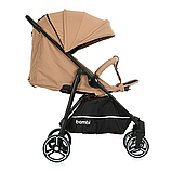 Коляска прогулянкова дитяча Bambi M 4249-2 Beige Matt Бежева, фото 5