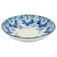 Тарілка керамічна 7-ка з візерунком D18*5см 300мл 6895-8 MZOPT