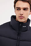 Короткий чоловічий пуховик Baon B5124501-200 чорна M, фото 5
