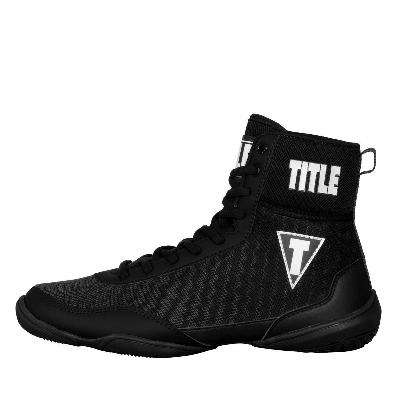Боксерки (боксерське взуття) TITLE Boxing Predator II Shoes 2.0 Black/Grey 38.5р., фото 1