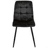 Стілець Cherry-C чорний/вельвет чорний, фото 4