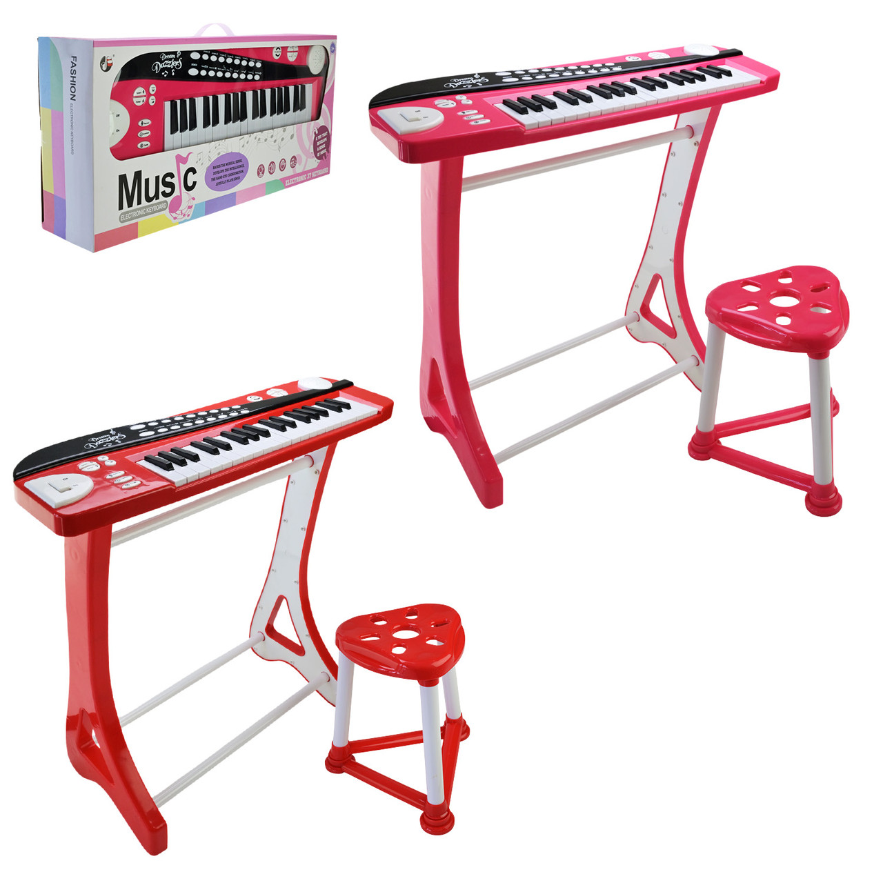 Орган 660-11/12 батар., На ніжках, зі стільчиком, два кольори мікс, фото 1