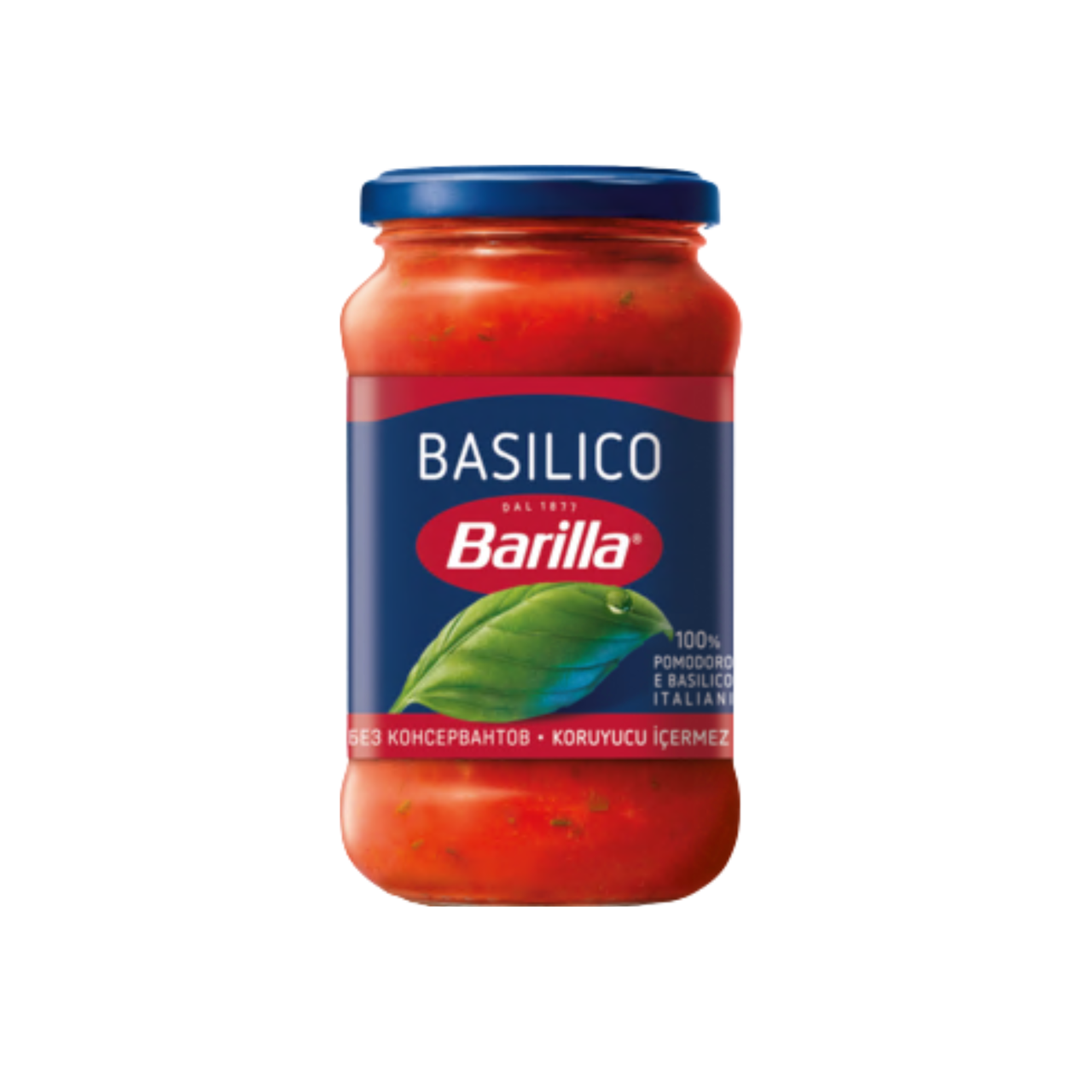 Соус Barilla Basilico томатний з базиліком без глютену 400г, 6шт/ящ, фото 1