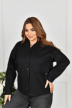 Піджак бомбер з алексу без підкладу напівбатал та батал, фото 3