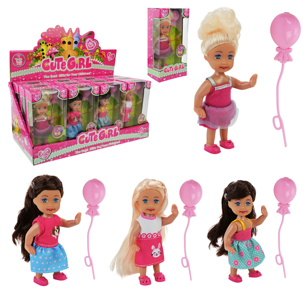 Лялька 86001-B мікс видів, ціна за 1 шт 4 види, фото 1