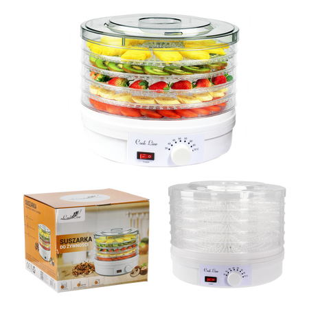 5-РІВНЕВИЙ ДЕГІДРАТОР ДЛЯ ХАРЧОВИХ ПРОДУКТІВ 245 Вт FI 32 СМ, фото 1