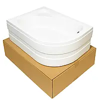 Душевой поддон 120x80х40 см KO&PO 117 L ассиметричный левый акриловый