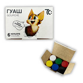 Гуаш 6 кол*10мл 7C20601