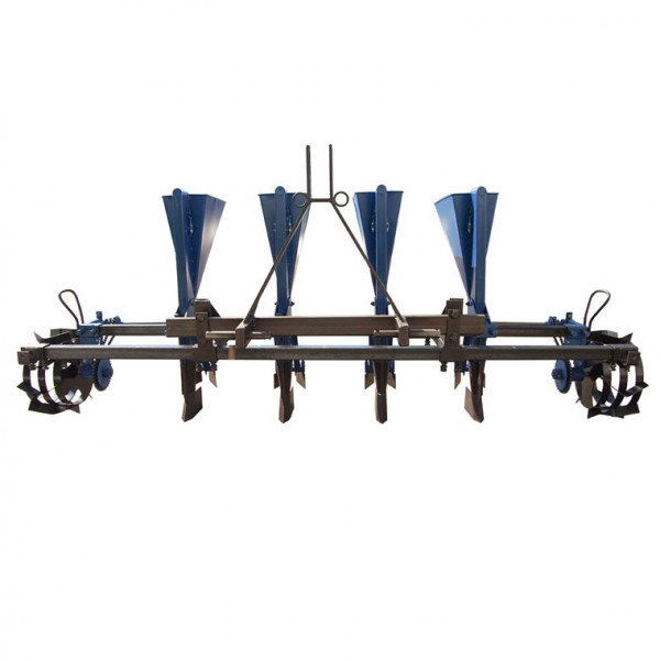 Часникосаджалка 4-рядна (для мінітрактора) (ланцюг з подвійною ложкою Ø34, Ø24,5)