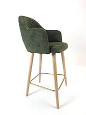 Барний стілець MONACO на дерев'яних ніжках, фото 2