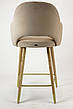 Барний стілець MONACO на дерев'яних ніжках, фото 6