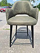 Барний стілець MONACO на дерев'яних ніжках, фото 10