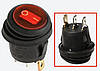 Кнопка з вологозахистом і підсвіткою AC KCD1 250В 6А, червона, фото 2