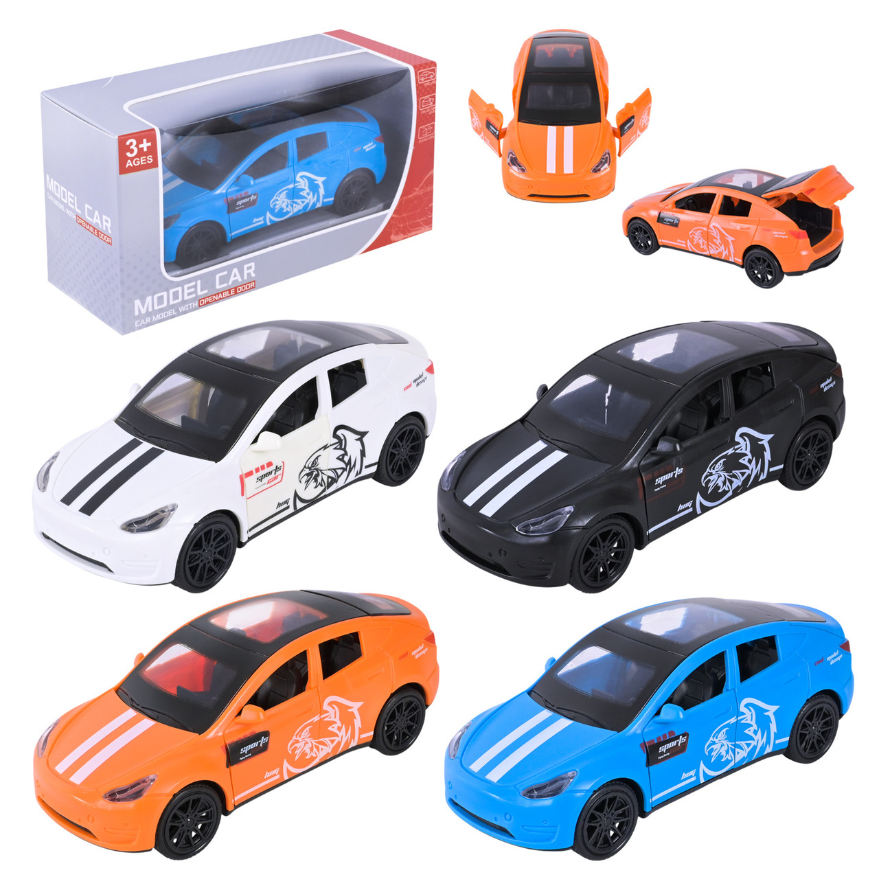 Трейлер інерційний 666-2 3 кольори 35 см, фото 1