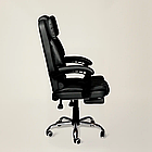 Крісло керівника з підставкою для ніг VIRGO X9 LUXURY Чорний, фото 4