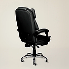 Крісло керівника з підставкою для ніг VIRGO X9 LUXURY Чорний, фото 5