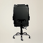Крісло керівника з підставкою для ніг VIRGO X9 LUXURY Чорний, фото 6