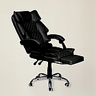 Крісло керівника з підставкою для ніг VIRGO X9 LUXURY Чорний, фото 8