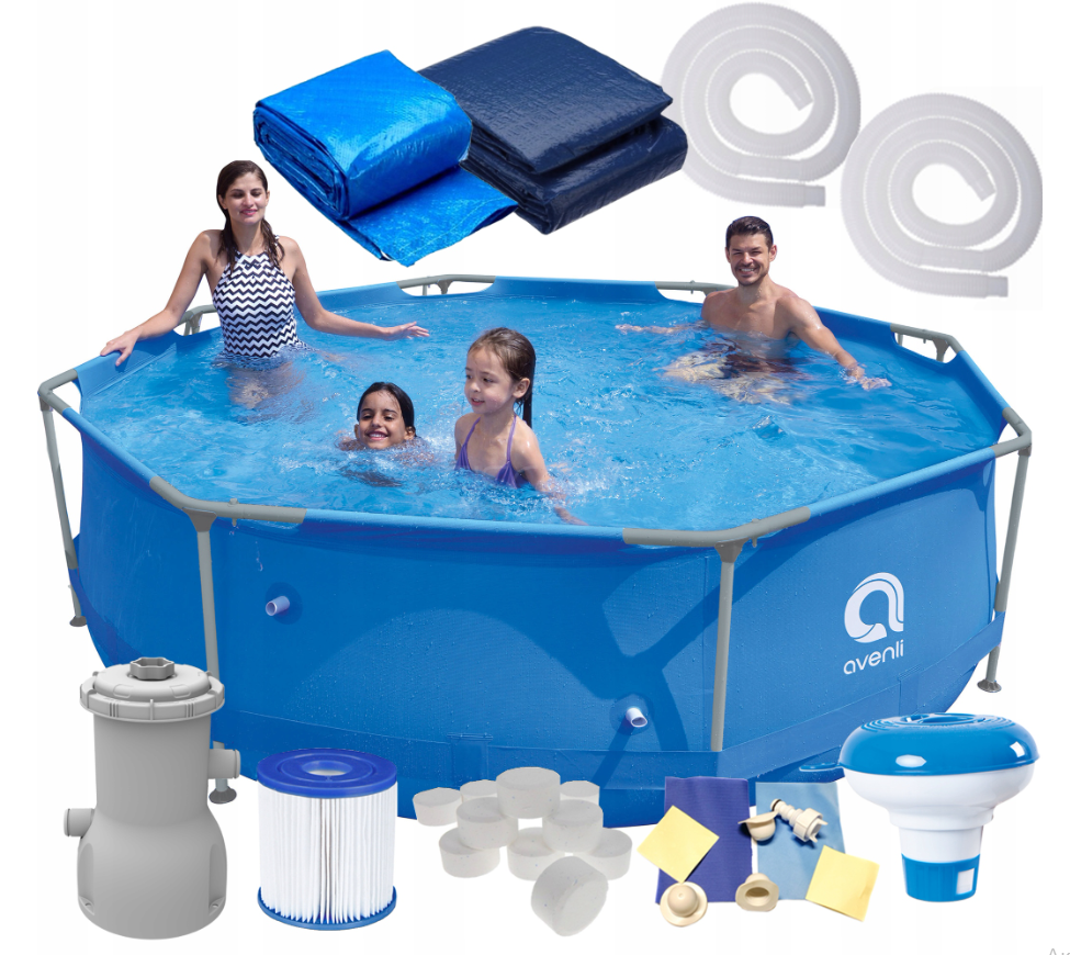 Великий Дитячий Каркасний Басейн Avenli 366x76 см, фото 1