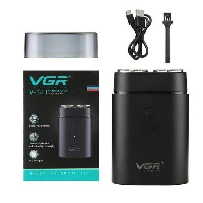 Електробритва VGR V-341 - роторна модель для гладкого та комфортного гоління., фото 1