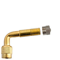 Кутовий металевий подовжувач 90 градусів, для вентилів, Invento