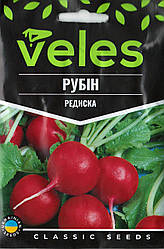 Насіння редиски Рубін 15г ТМ ВЕЛЕС