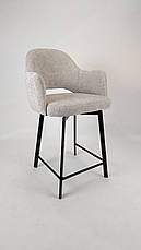 Барний стілець MONACO на металевій опорі, фото 3