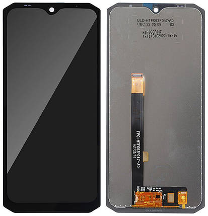 Дисплей + сенсор Doogee S99 Black - p/n: XY226D32010D(ZN135)SST, фото 1